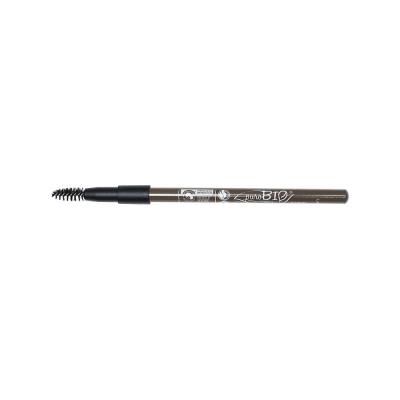 Crayon Sourcils Bio avec Brosse - Purobio 28 Sombre