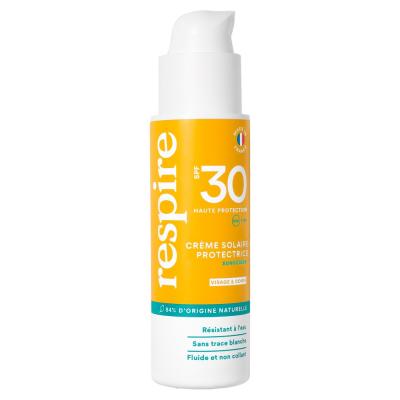 Respire - Cr&egrave;me Solaire Protectrice SPF 30 PROTECTION SOLAIRE 100 ml