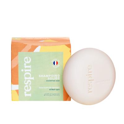 RESPIRE Shampooing Solide Lait d&rsquo;Amandes 75 Grammes