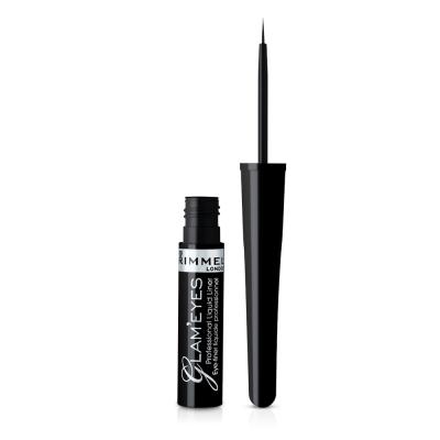 Rimmel London - Glam'Eyes Liquid Liner 001 - Black Glamour 4 ml