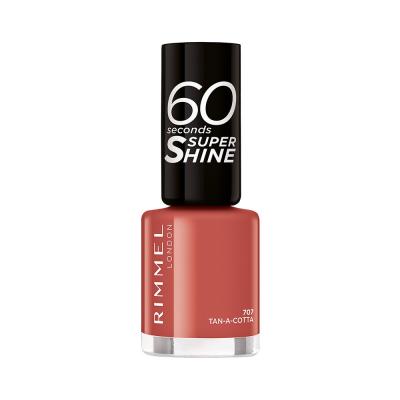 Rimmel 60 Seconds Super Shine Vernis &agrave; ongles - 707 Tan-A-Cotta