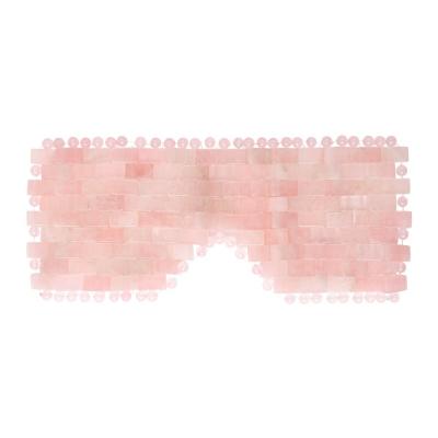 Masque pour les Yeux Anti-&acirc;ge en Quartz Rose