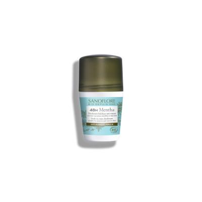 Sanoflore D&eacute;odorant Fra&icirc;cheur Mentha Roll-On 48h Bio 50ml