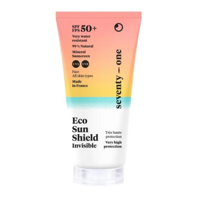 Cr&egrave;me Solaire Visage Invisible SPF50+ 50ml Eco Sun Shield SeventyOne