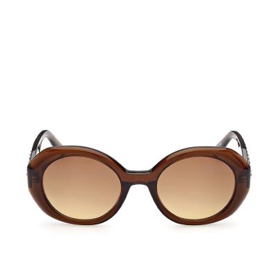 Lunettes de soleil Swarovski Sk0371 col. 48f Femme Ronds Marron fonc&eacute;