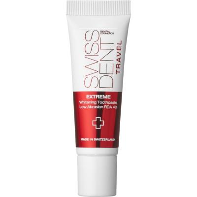 Swissdent Dents tach&eacute;es de dentifrice blanchissant extr&ecirc;me 50 ml