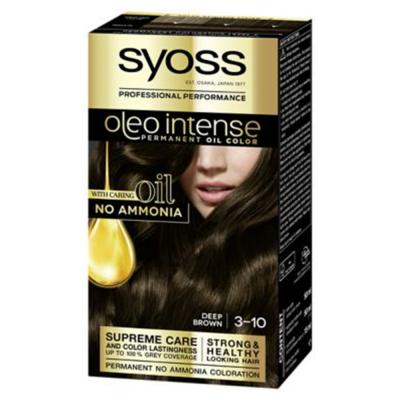 Teinture permanente olio intense syoss n&ordm; 3,10 marron