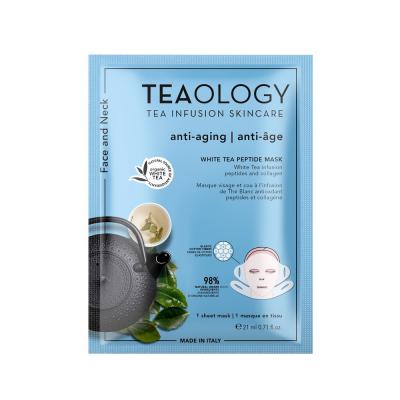 Teaology Masque pour le cou aux peptides de th&eacute; blanc 21 ml