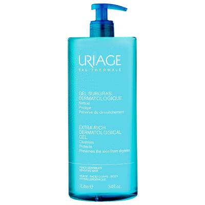 Uriage GEL DOUCHE - Surgras Dermatologique Peaux Sensibles, 1L