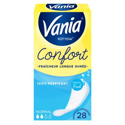 Vania Kotydia Prot&egrave;ge-Slips, Confort, Normal, Parfum Fresh, 28 Unit&eacute;s