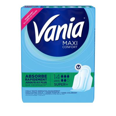 Serviettes Hygi&eacute;niques Super+ Vania - Le Paquet De 14