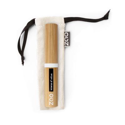 Zao Makeup Eyeliner pinceau Bio, vegan et rechargeable Brun fonc&eacute;