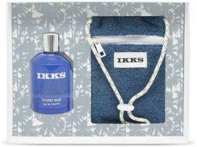 Ikks Young Man Bali Coffret Eau de Toilette 100 ml + Pochette en &eacute;ponge 1ct