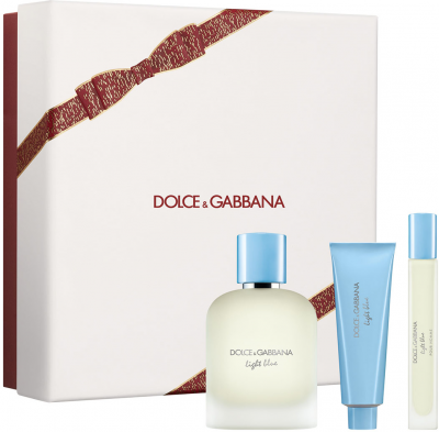 Dolce Gabbana Coffret Light Blue Pour Homme Eau De Toilette
