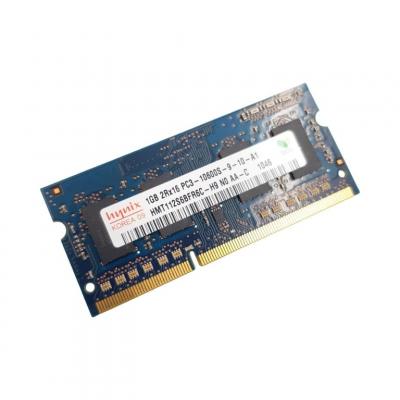 Barrette M&eacute;moire 1Go RAM DDR3 Hynix HMT112S6BFR6C-H9 SO-DIMM PC3-10600S 1333MHz 2Rx16