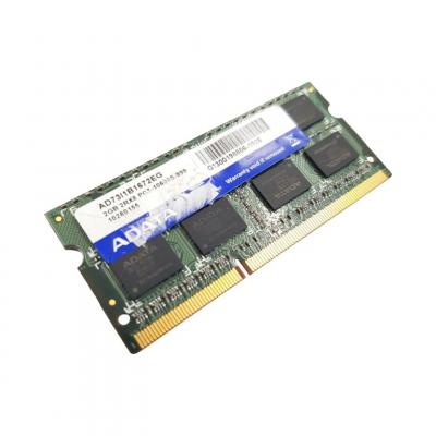 Barrette M&eacute;moire 2Go RAM DDR3 Adata AD73I1B1672EG SO-DIMM PC3-10600S 1333MHz 1Rx8