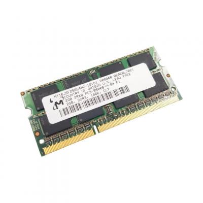 Barrette M&eacute;moire 2Go RAM DDR3 Micron MT16JSF25664HZ-1G1D1 SO-DIMM PC3-8500S 1066MHz 2Rx8