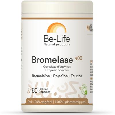 Bromelase 400 (bromela&iuml;ne - papa&iuml;ne - taurine) 60 g&eacute;lules