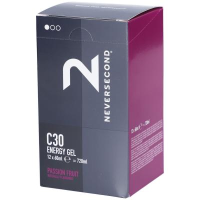 Neversecond&acute; C30 Energy Gel Fruit de la Passion 12x60 ml gel