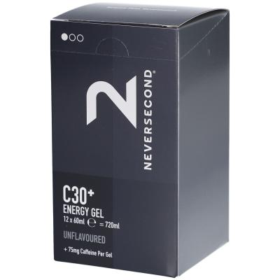 Gel &eacute;nerg&eacute;tique Neversecond Energy gel C30 Neutre Caf&eacute;ine (x12)