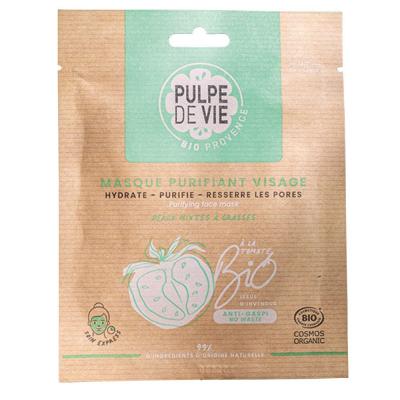 Masque Tissu Visage Bio [Im]perfection - Pi&ntilde;a Tomata - Pulpe de Vie