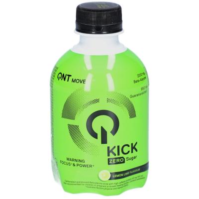 Boisson &eacute;nerg&eacute;tique citron vert sans sucre QNT Kick Drink