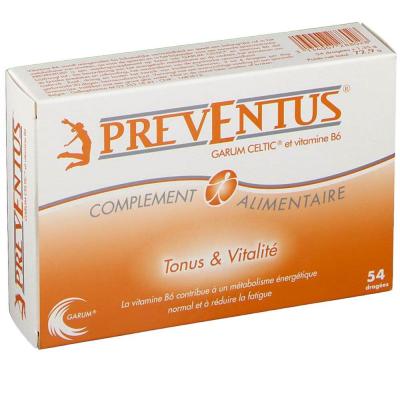 Laboratoire Yalacta Preventus Tonus & Vitalit&eacute; 54 Comprim&eacute;s - Bo&icirc;te 54 comprim&eacute;s