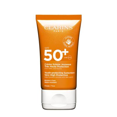 Clarins Cr&egrave;me Solaire Jeunesse Tr&egrave;s Haute SPF 50+ Protection solaire visage 5