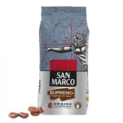 Caf&eacute; en Grains San Marco Supremo - 1 Kg