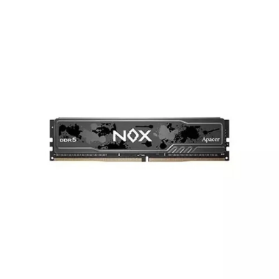 Apacer NOX DDR5 16GB 6000MHz CL38 1.35V DIMM Noir - RAM Gaming (ECC PMIC dissipateur)