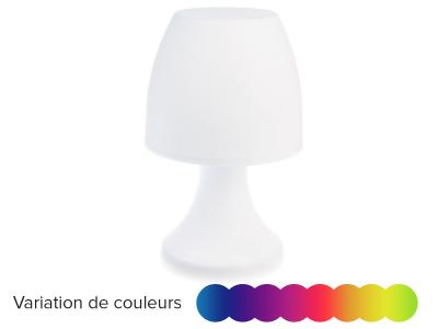 ATMOSPHERA CREATEUR D'INTERIEUR Lampe &agrave; poser led multicolore (H.27cm)
