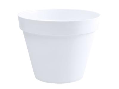 EDA Pot de fleur rond Toscane - &Oslash; 40 x H 32 cm - 23 L - Blanc