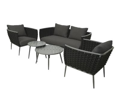 Salon de jardin Monza -Jardideco Noir