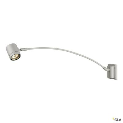 NEW MYRA DISPLAY COURBE, gris argent, GU10, max. 50W, IP55