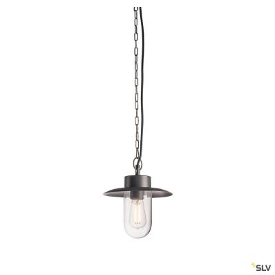 Suspension ext&eacute;rieure anthracite SLV MOLAT E27, 60W max, IP44