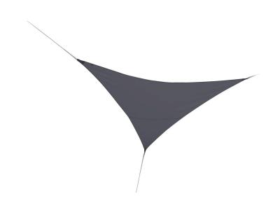 Voile d'ombrage triangulaire Serenity de 5m de c&ocirc;t&eacute;ardoise Jardiline