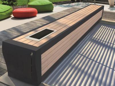 Volet de piscine hors-sol Banc Design solaire 6,00 x 3,00 m - Sofatec