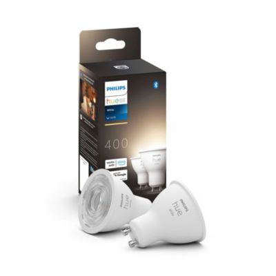 Lumi&egrave;re connect&eacute;e Philips HW 5.5W GU10 X2 