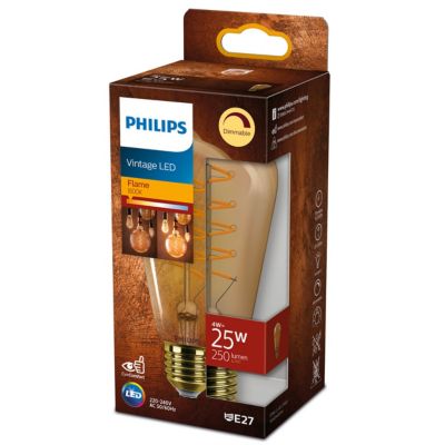 Ampoule Incandescent E14 Tube Four Blanc-chaud 230-240v 15.4w X2 Philips - Le Lot De 2 Ampoules