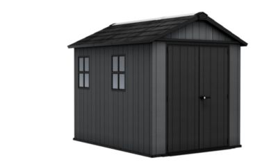 Abri de jardin NEWTON PLUS 759 KETER L230 x P287 x H246 cm 6,6 m&sup2; coloris gris anthracite