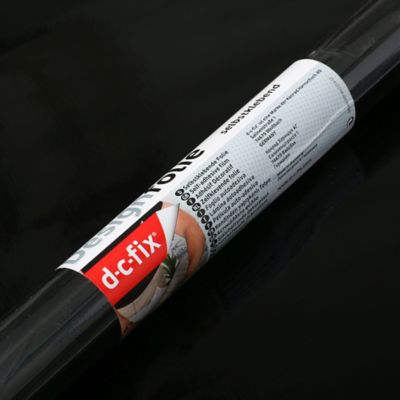 Adh&eacute;sif d&eacute;coratif d-c-fix&reg; Uni brillant noir 2m x 0.45m