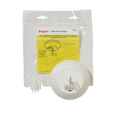 Legrand - Bo&icirc;te pour luminaire pour moulure 20x12,5mm