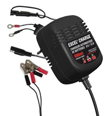 CHARGEUR AUTOMATIQUE EXCEL&acute; CHARGE : Amp&eacute;rage de charge: 900 mA