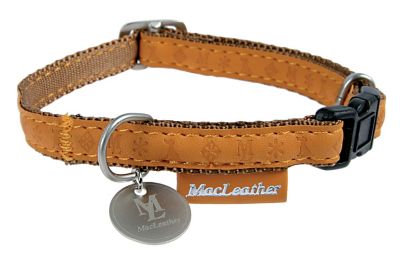 Collier reglable mc leather 10mm ja pour chien