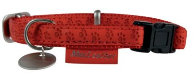 Collier reglable mc leather 25mm r0 pour chien