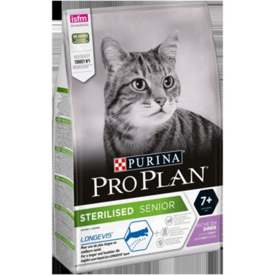 3kg Sterilised Adult 7+ dinde PURINA PRO PLAN pour chat