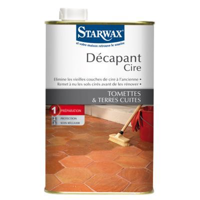D&eacute;capant cire tomettes et terres cuites Starwax 1L