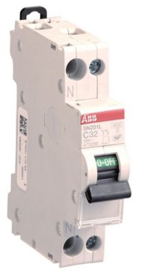 ABB Disjoncteur modulaire phase plus neutre (PH/N) 32 A