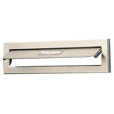 Entr&eacute;e de bo&icirc;te aux lettres en inox - Grand format - Decayeux