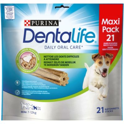 Purina Dentalife Sticks Mini - Maxi Pack 4 x 21 b&acirc;tonnets 